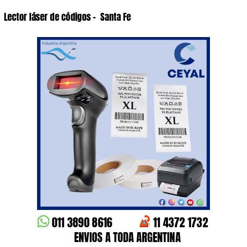 Lector láser de códigos –  Santa Fe