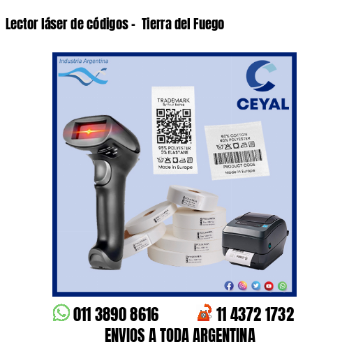 Lector láser de códigos –  Tierra del Fuego