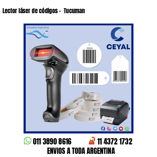 Lector láser de códigos –  Tucuman