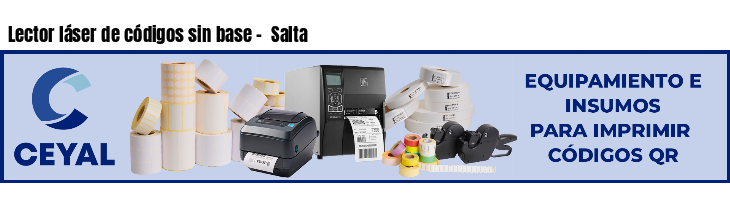 Lector láser de códigos sin base -  Salta