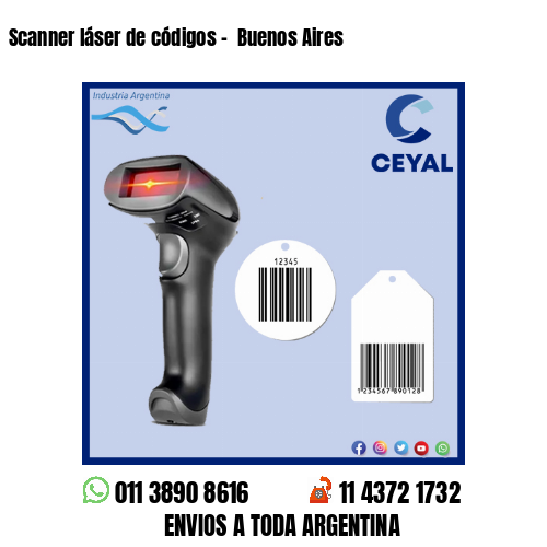Scanner láser de códigos –  Buenos Aires