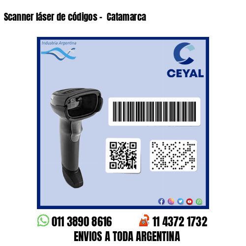 Scanner láser de códigos –  Catamarca