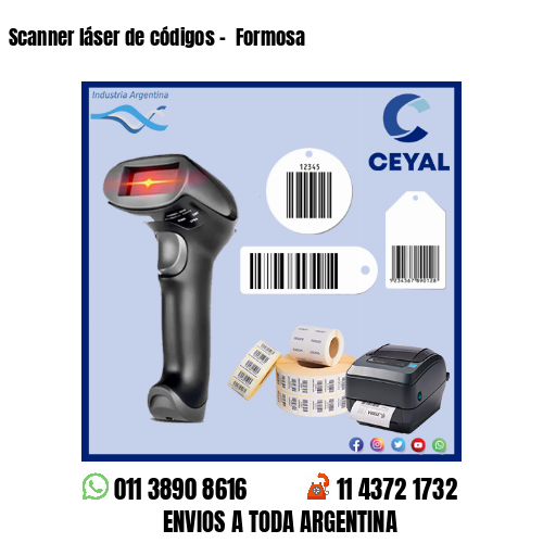 Scanner láser de códigos –  Formosa