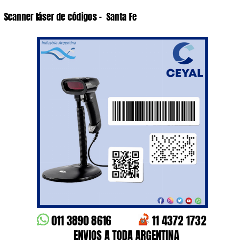 Scanner láser de códigos –  Santa Fe