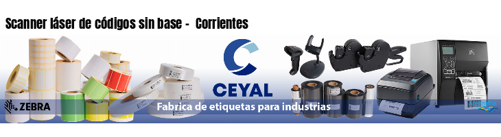 Scanner láser de códigos sin base -  Corrientes