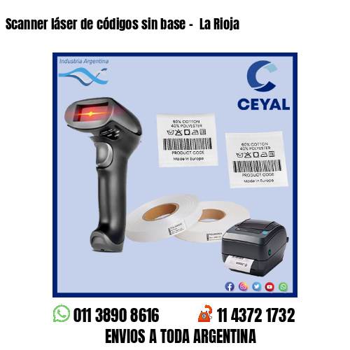 Scanner láser de códigos sin base –  La Rioja