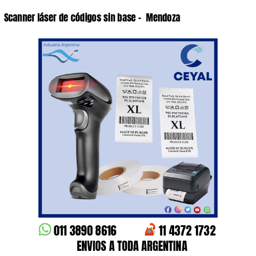 Scanner láser de códigos sin base –  Mendoza