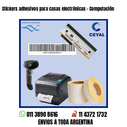Stickers adhesivos para casas electrónicas – Computación