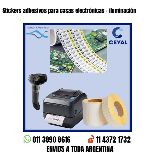 Stickers adhesivos para casas electrónicas – iluminación