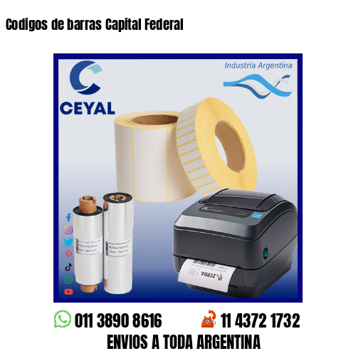 Codigos de barras Capital Federal