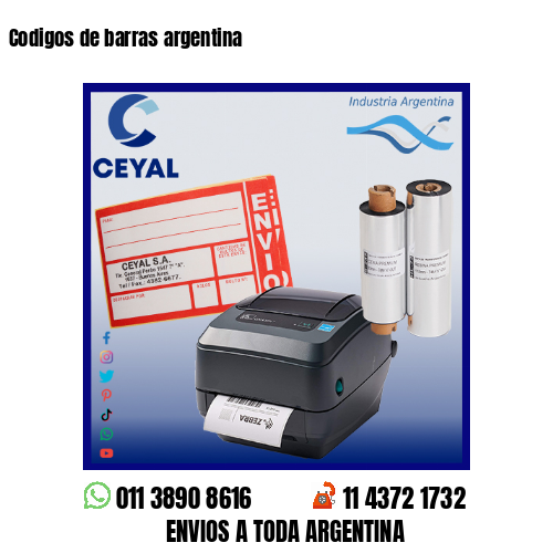 Codigos de barras argentina