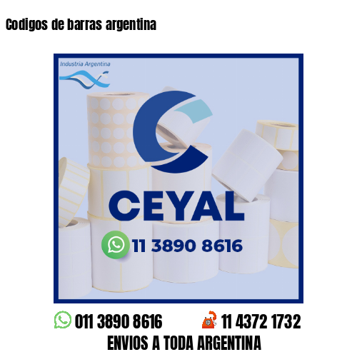 Codigos de barras argentina 