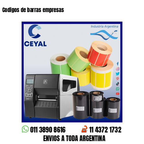 Codigos de barras empresas