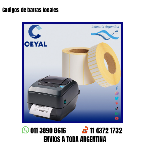 Codigos de barras locales