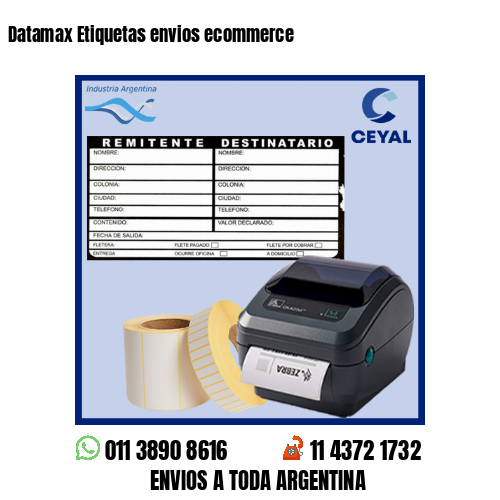 Datamax Etiquetas envios ecommerce