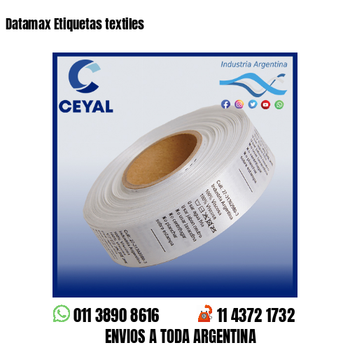 Datamax Etiquetas textiles