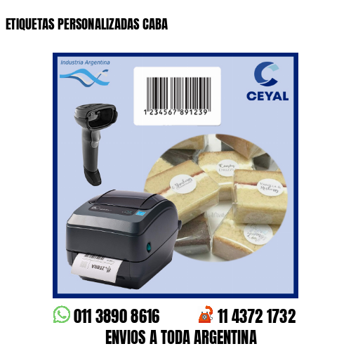 ETIQUETAS PERSONALIZADAS CABA