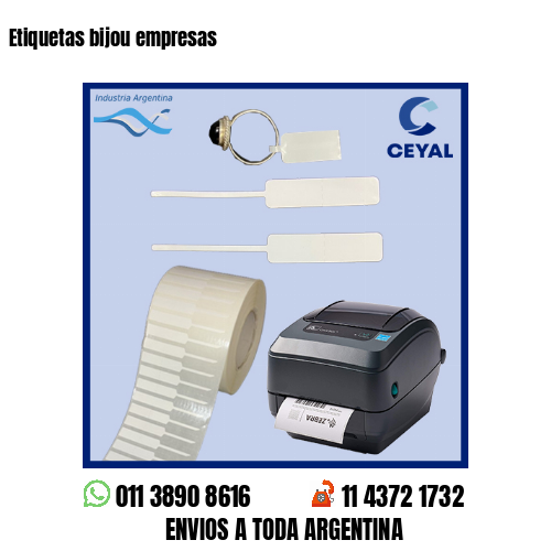 Etiquetas bijou empresas