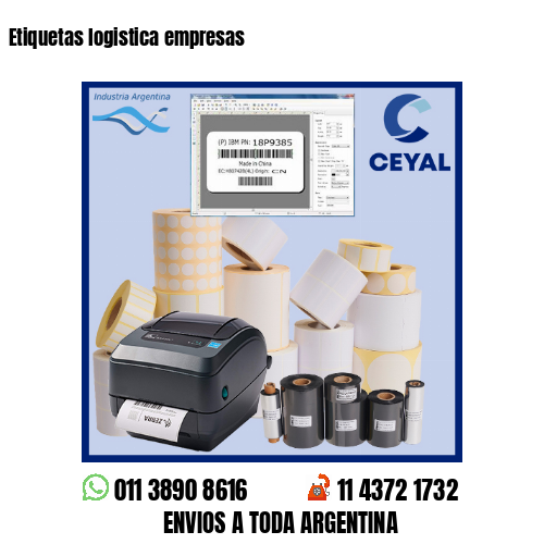 Etiquetas logistica empresas