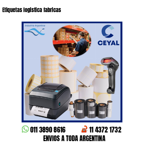 Etiquetas logistica fabricas