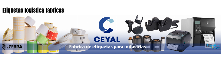 Etiquetas logistica fabricas
