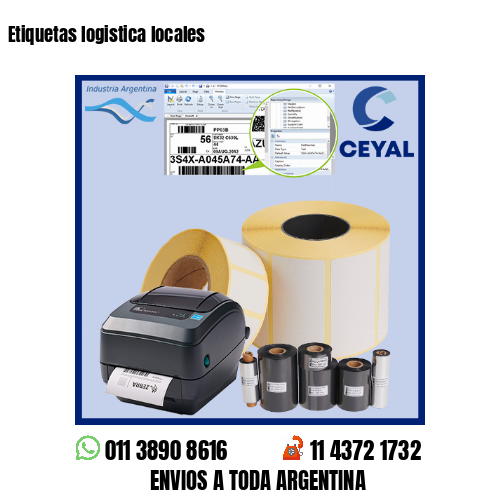 Etiquetas logistica locales