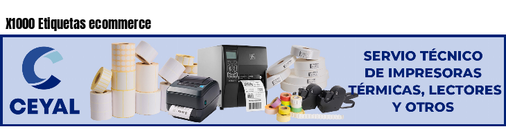X1000 Etiquetas ecommerce