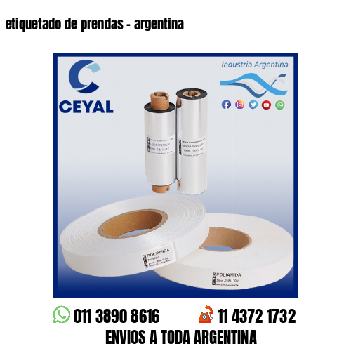 etiquetado de prendas – argentina