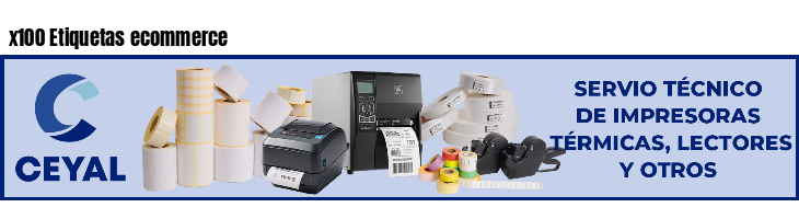 x100 Etiquetas ecommerce