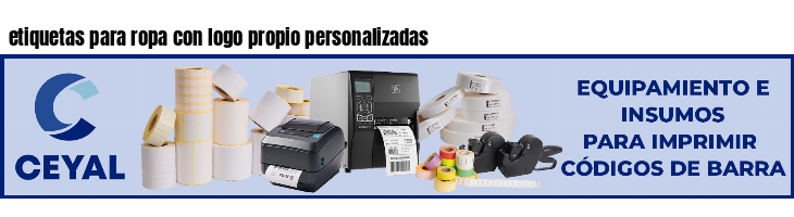 etiquetas para ropa con logo propio personalizadas