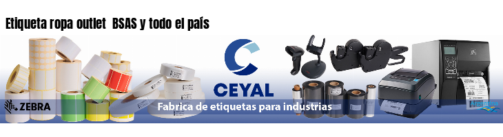 Etiqueta ropa outlet BSAS y todo el país