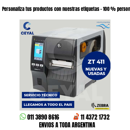 Personaliza tus productos con nuestras etiquetas – 100 % personalizadas