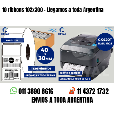 10 ribbons 102x300 - Llegamos a toda Argentina
