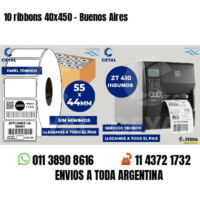10 ribbons 40x450 - Buenos Aires