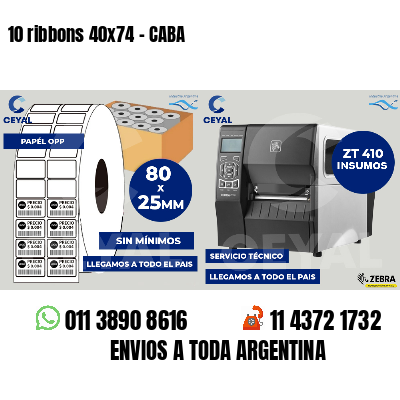 10 ribbons 40x74 - CABA