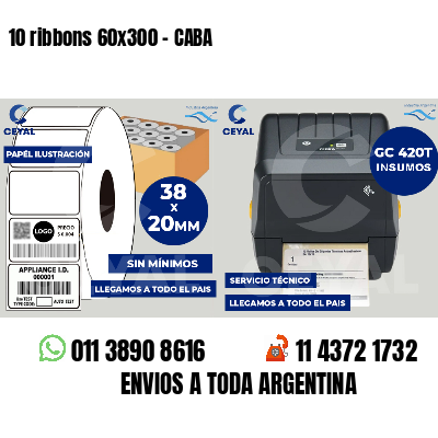 10 ribbons 60x300 - CABA