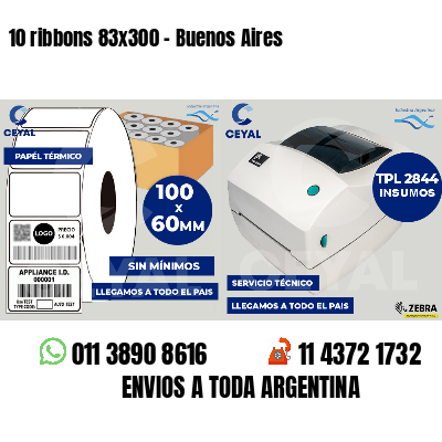 10 ribbons 83x300 - Buenos Aires