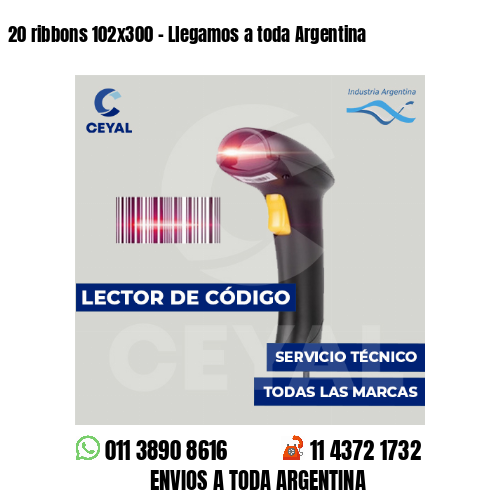 20 ribbons 102x300 - Llegamos a toda Argentina