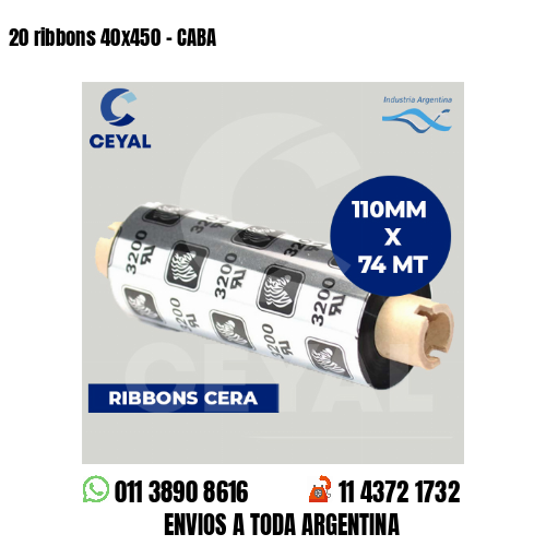 20 ribbons 40×450 – CABA
