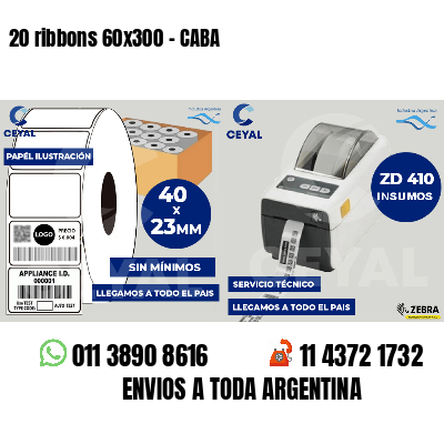 20 ribbons 60x300 - CABA