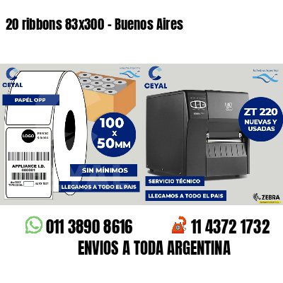 20 ribbons 83x300 - Buenos Aires