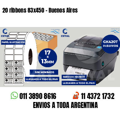 20 ribbons 83x450 - Buenos Aires