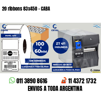 20 ribbons 83x450 - CABA