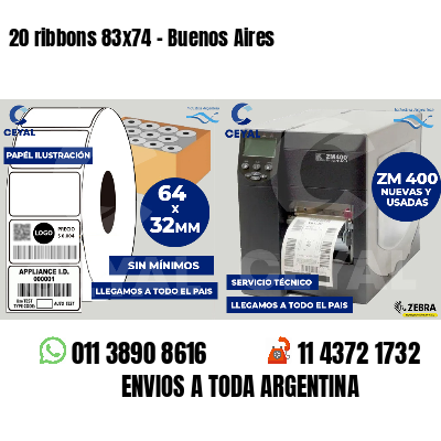 20 ribbons 83x74 - Buenos Aires