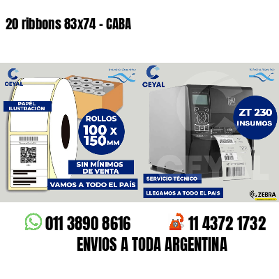 20 ribbons 83x74 - CABA