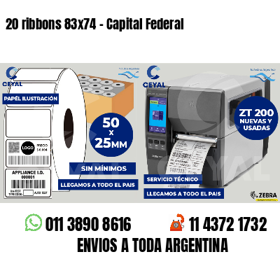 20 ribbons 83x74 - Capital Federal