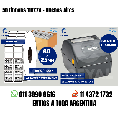 50 ribbons 110x74 - Buenos Aires