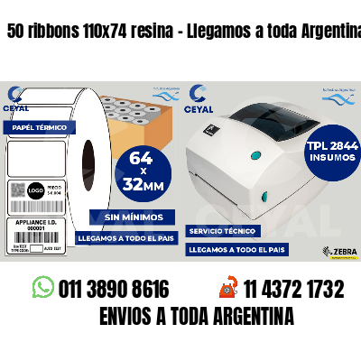 50 ribbons 110x74 resina - Llegamos a toda Argentina