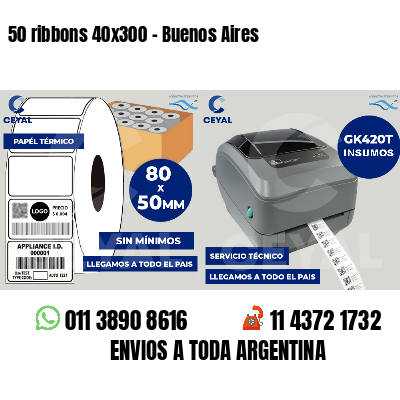 50 ribbons 40x300 - Buenos Aires