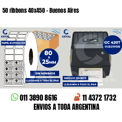 50 ribbons 40x450 - Buenos Aires